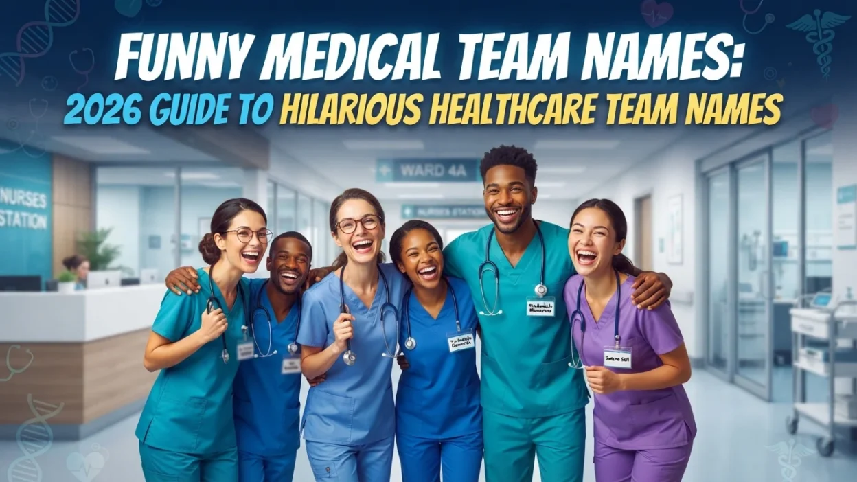 Funny medical team names with hilarious healthcare team ideas for 2026