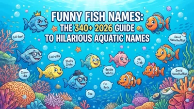 Funny fish names with 340+ hilarious aquatic ideas for 2026