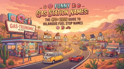 Funny gas station names with 470+ hilarious fuel stop ideas for 2026
