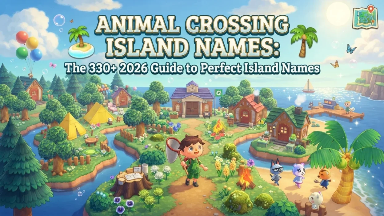 Animal Crossing island names with 330+ perfect ideas for 2026