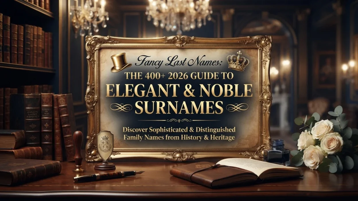 Fancy last names with 400+ elegant and noble surname ideas for 2026