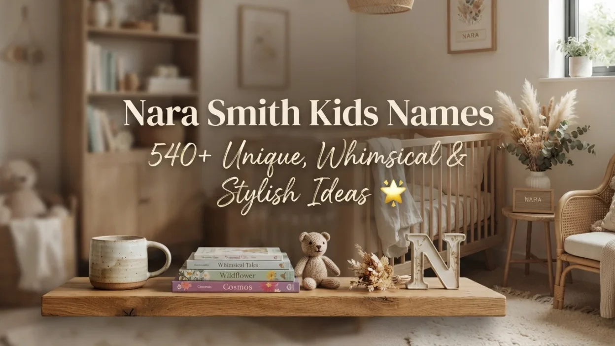 Nara Smith kids names with 540+ unique, whimsical, and stylish ideas