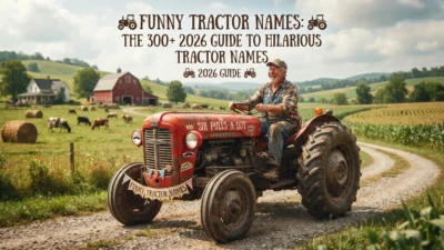 Funny tractor names with 300+ hilarious ideas for 2026