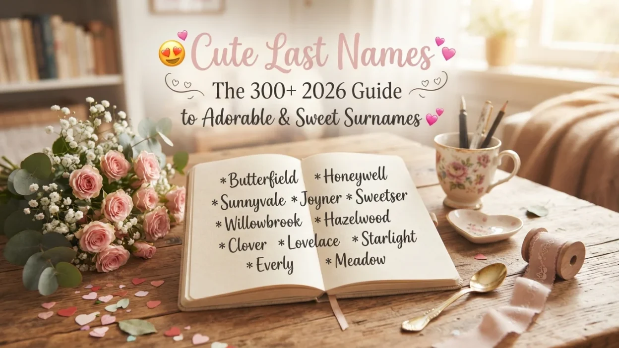 Cute last names with 300+ adorable and sweet surname ideas for 2026