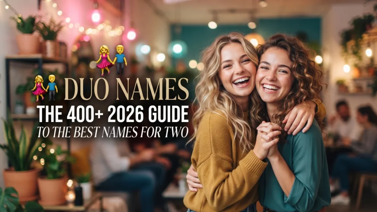 Duo names with 400+ best, cute, funny, and unique names for two