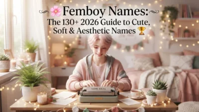 Femboy names with 130+ cute, soft, aesthetic, stylish, and unique ideas for 2026