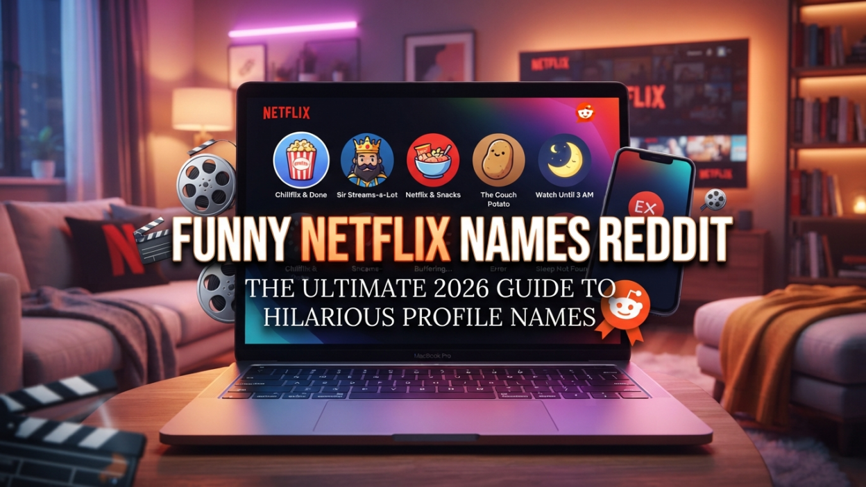 Funny Netflix names from Reddit with hilarious profile name ideas for 2026