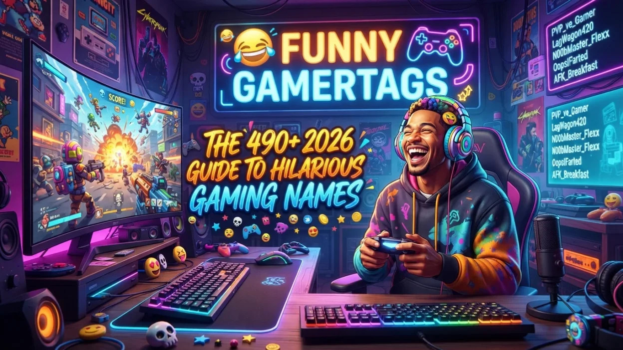 Funny gamertags with 490+ hilarious gaming name ideas for 2026