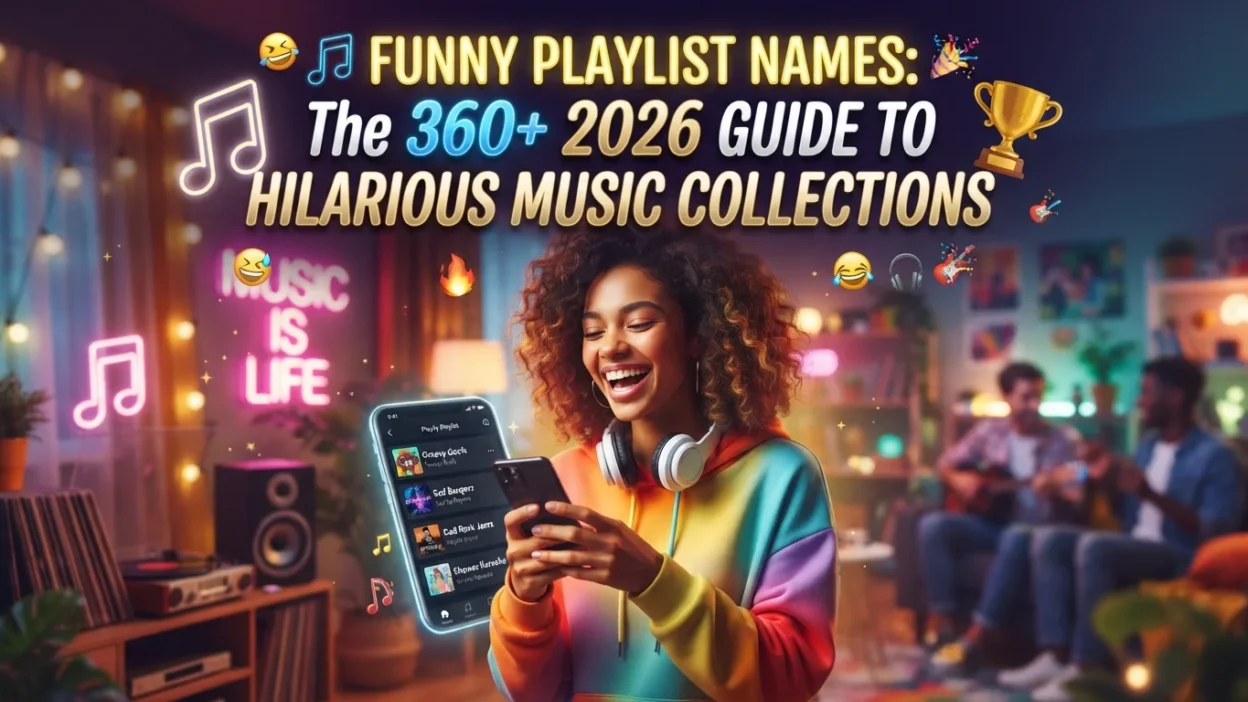 Funny playlist names with 360+ hilarious, clever, and creative ideas for music collections in 2026
