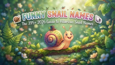 Funny snail names with 395+ hilarious ideas for 2026