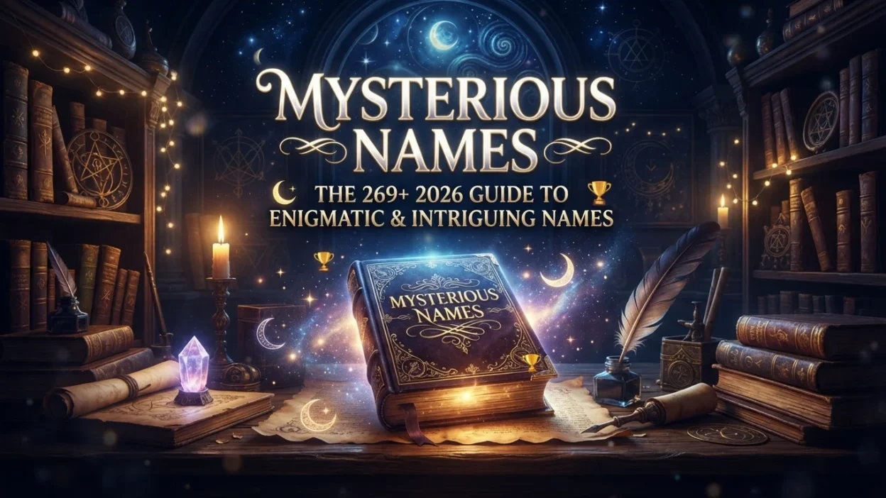 269+ mysterious names with enigmatic, intriguing, unique, and captivating ideas for 2026