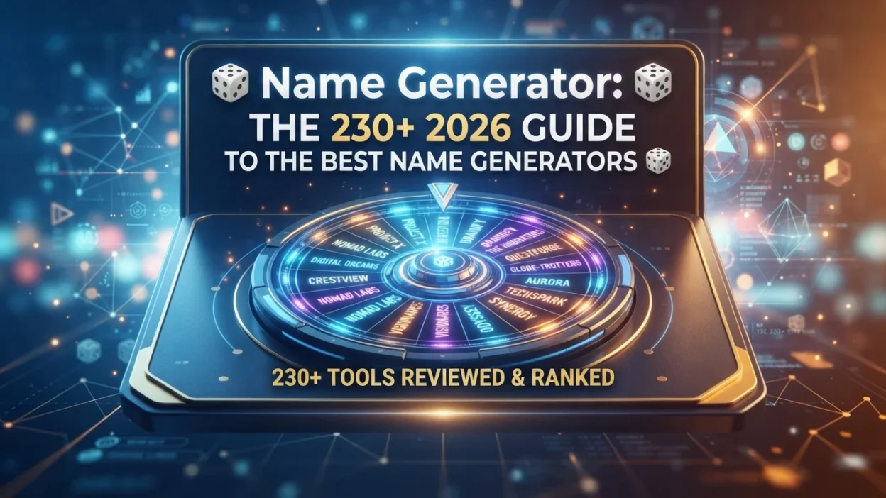 Name generator guide with 230+ best name generators and creative naming ideas for 2026