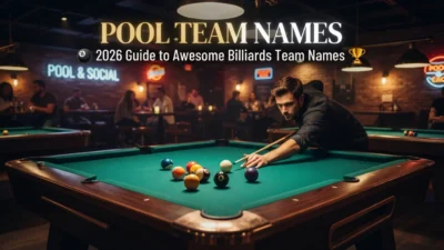 Pool team names with awesome and creative billiards team ideas for 2026