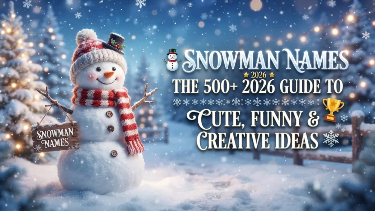 Snowman names with 500+ cute, funny, and creative ideas for 2026