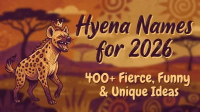 Hyena names for 2026 featuring 400+ fierce, funny, unique, clever, and creative animal name ideas