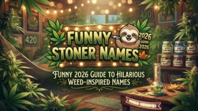 Funny stoner names with hilarious weed-inspired ideas for 2026