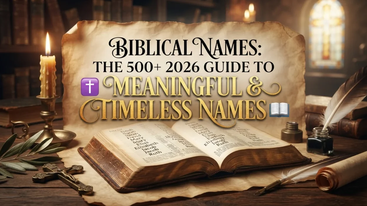 Biblical names with 500+ meaningful, timeless, and classic name ideas for 2026