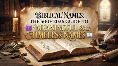 Biblical names with 500+ meaningful, timeless, and classic name ideas for 2026