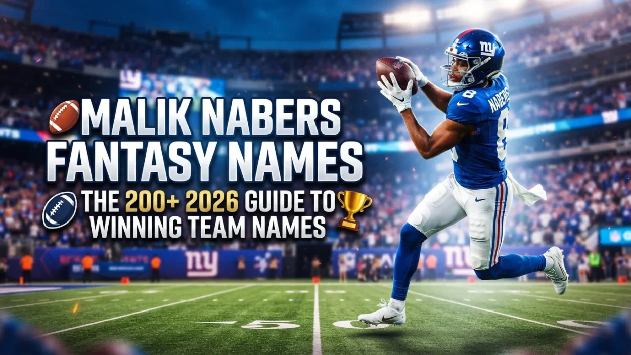 Malik Nabers fantasy names with 200+ funny, creative, and winning team ideas for 2026