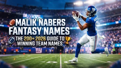 Malik Nabers fantasy names with 200+ funny, creative, and winning team ideas for 2026