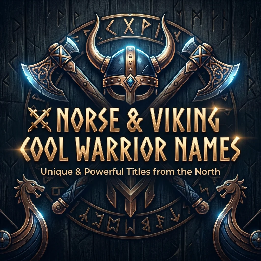Norse and Viking cool warrior names with powerful, epic, and legendary ideas