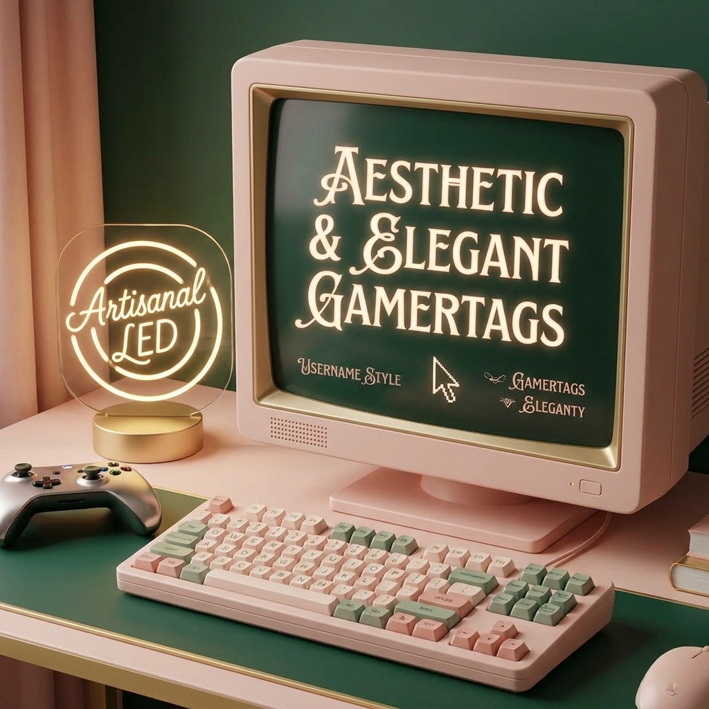 esthetic and elegant gamertags featuring stylish, beautiful, and sophisticated gaming name ideas