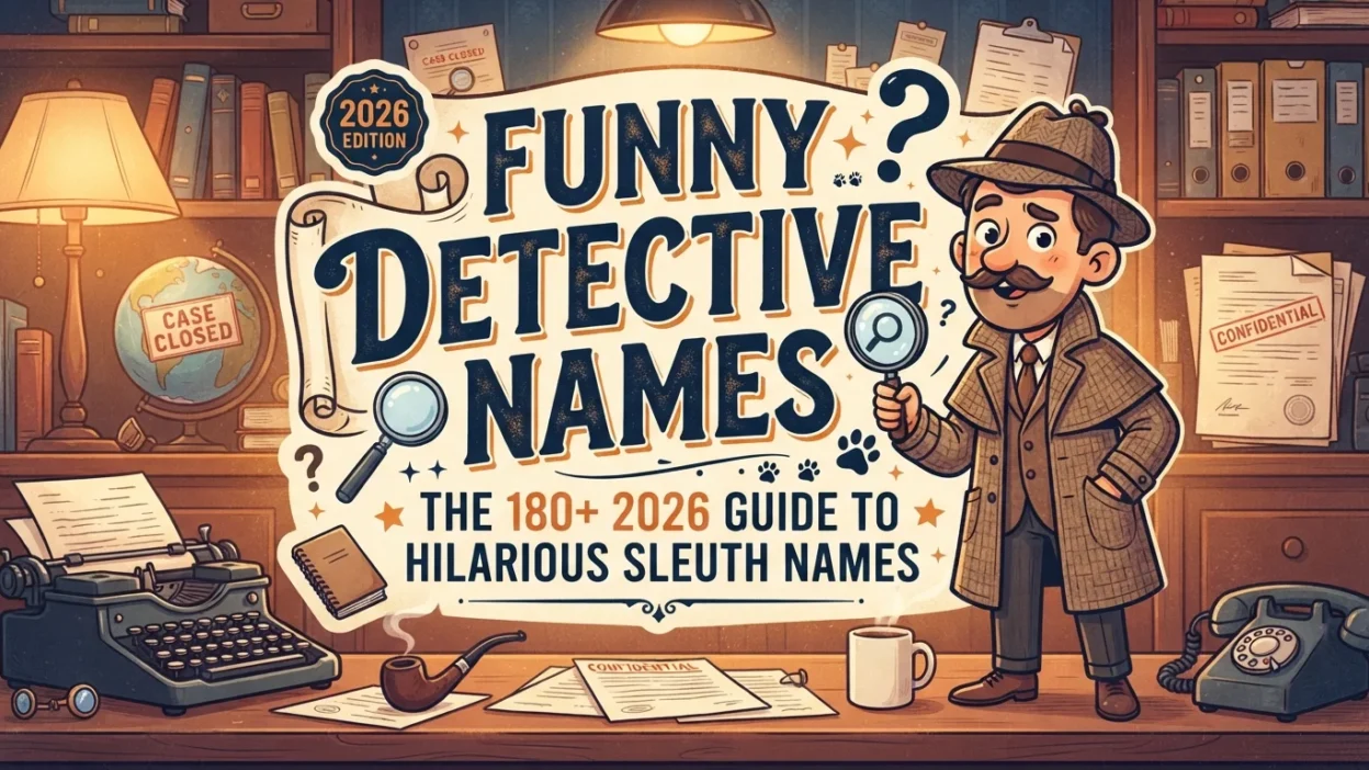 Funny detective names with 180+ hilarious sleuth ideas for 2026