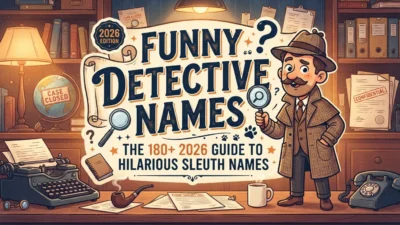 Funny detective names with 180+ hilarious sleuth ideas for 2026