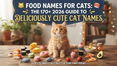Food names for cats with 170+ deliciously cute ideas for 2026