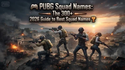 PUBG squad names with 300+ cool, unique, and creative ideas for 2026