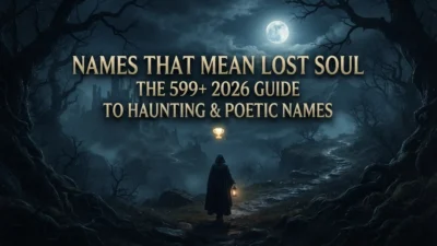 599+ names that mean lost soul with haunting, poetic, mysterious and dark ideas for 2026