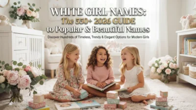 White girl names with 550+ popular and beautiful name ideas for 2026