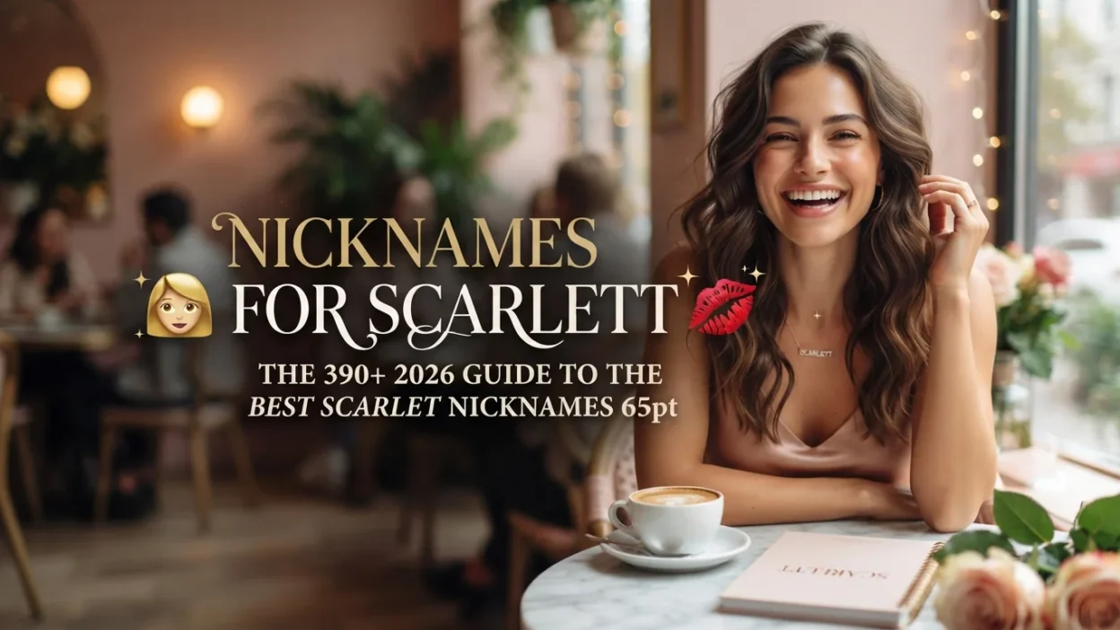 Nicknames for Scarlett with 390+ cute, cool, and unique ideas for 2026