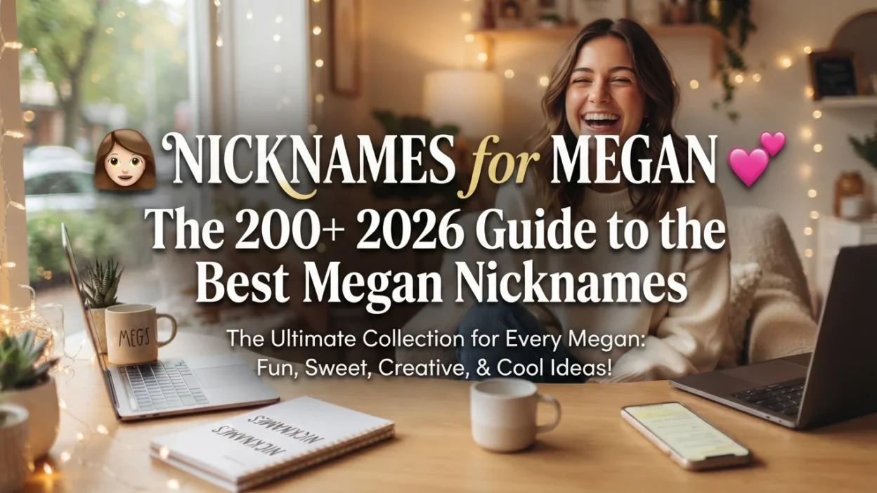 Nicknames for Megan with 200+ cute, cool, funny, and unique ideas for 2026