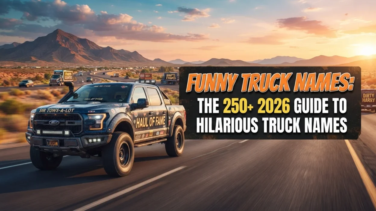 Funny truck names with 250+ hilarious ideas for 2026