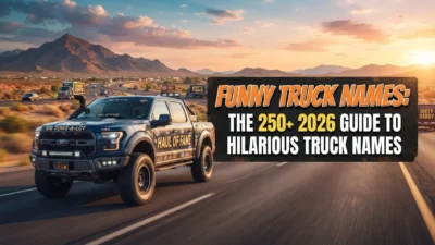 Funny truck names with 250+ hilarious ideas for 2026