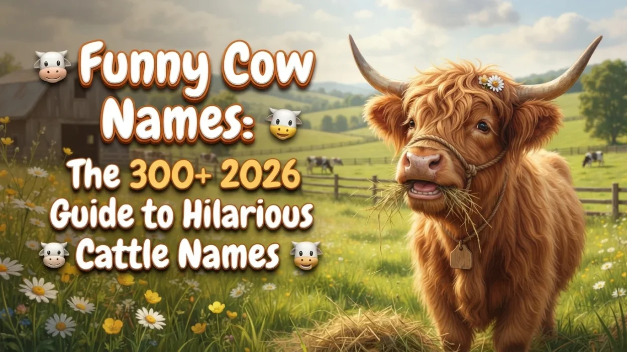 Funny cow names with 300+ hilarious and creative cattle name ideas