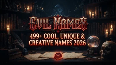 499+ evil names with cool, unique, dark, and creative ideas for 2026