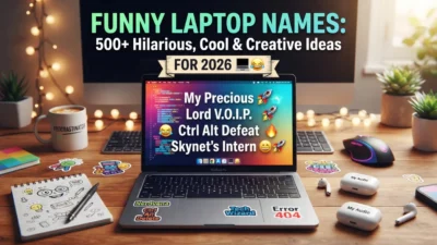 Funny laptop names with 500+ hilarious, cool, and creative ideas for 2026