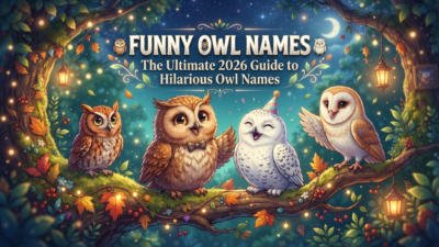 Funny owl names with hilarious and creative ideas for 2026