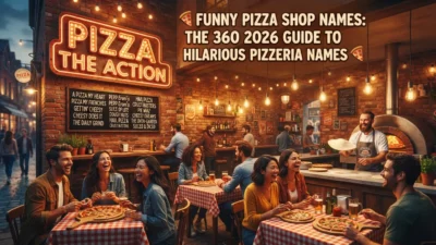 Funny pizza shop names with 360 hilarious pizzeria ideas for 2026