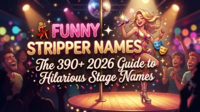 Funny stripper names with 390+ hilarious and creative stage name ideas for 2026