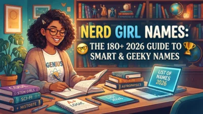 Nerd girl names with 180+ smart, geeky, clever, and unique ideas for 2026