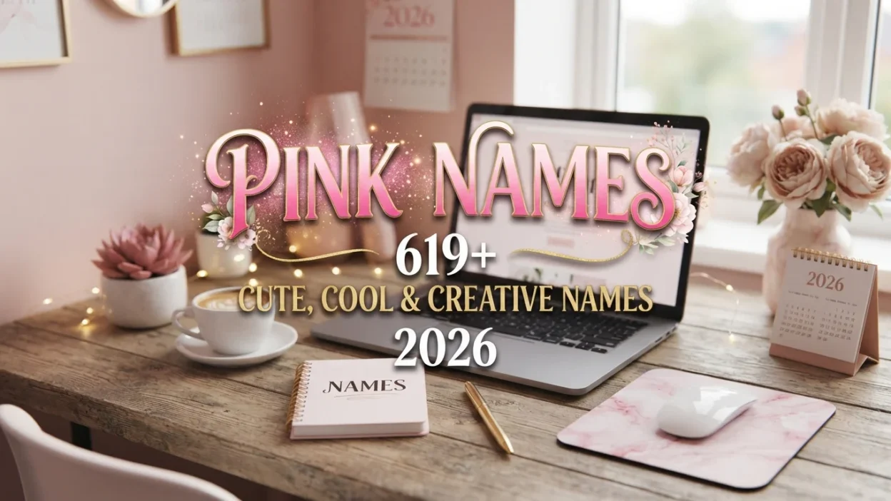 619+ pink names with cute, cool, creative, and unique ideas for 2026