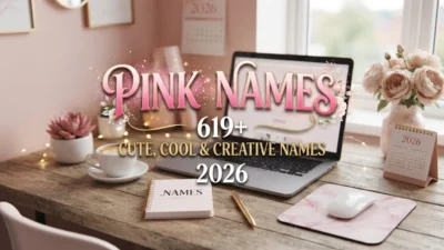 619+ pink names with cute, cool, creative, and unique ideas for 2026