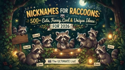 Nicknames for raccoons with 500+ cute, funny, cool, and unique ideas for 2026
