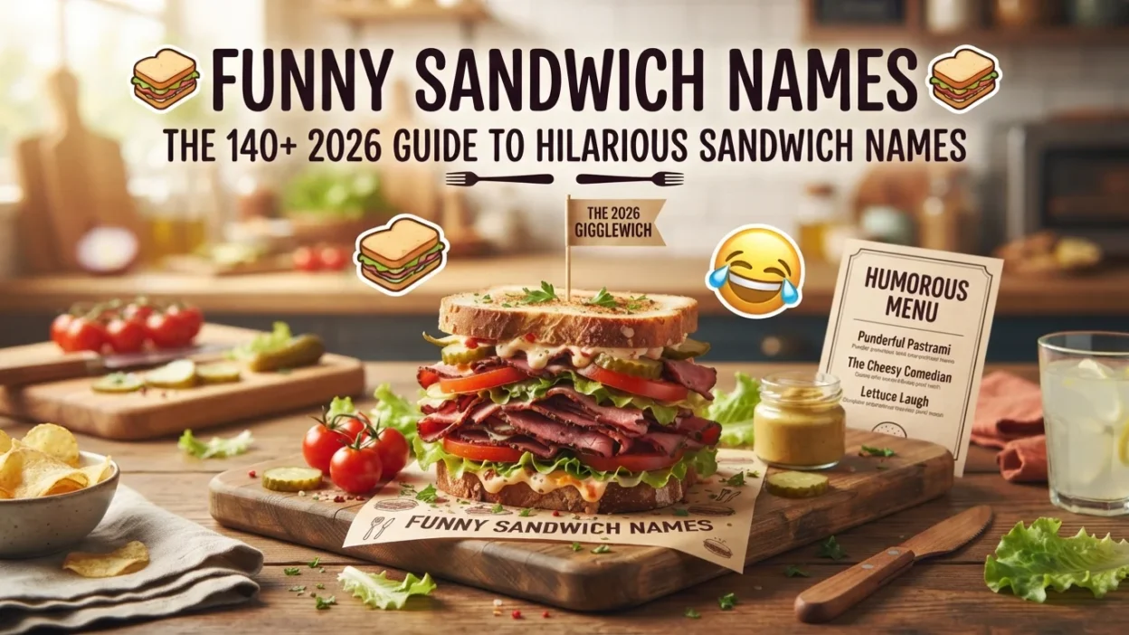 Funny sandwich names with 140+ hilarious ideas for 2026