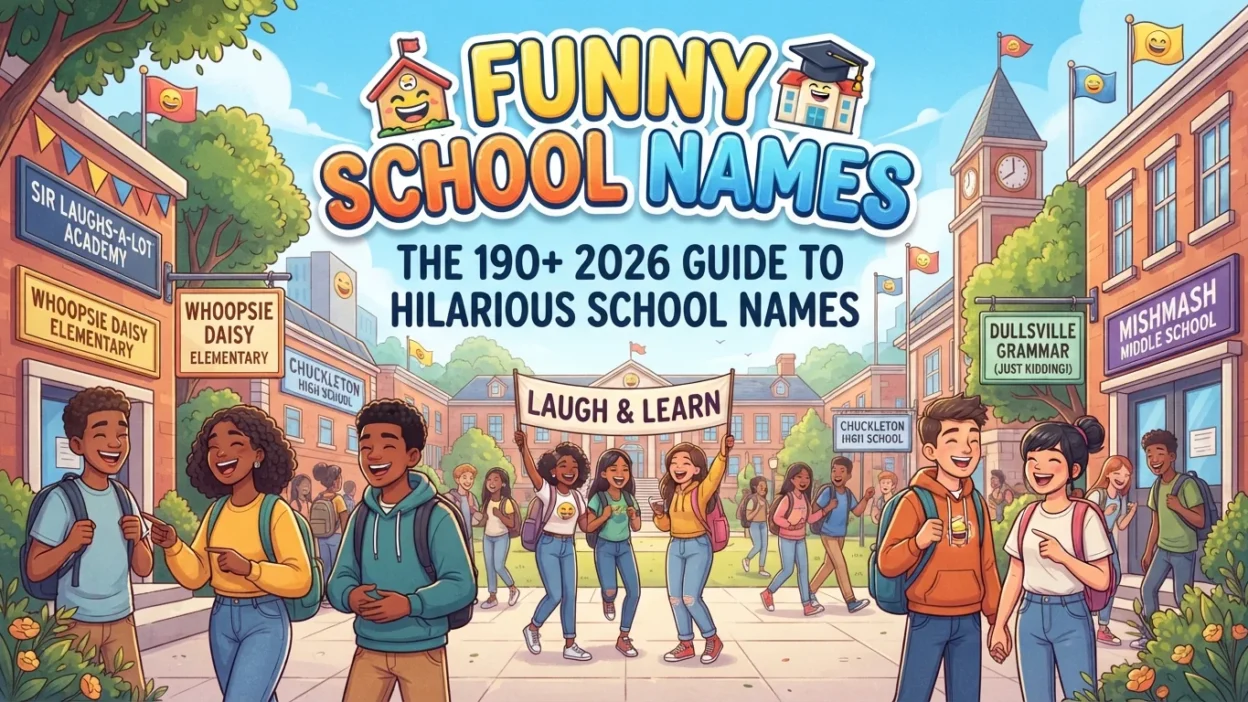 Funny school names with 190+ hilarious ideas for 2026