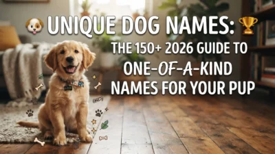 Unique dog names with 150+ one-of-a-kind, creative, and memorable ideas for 2026