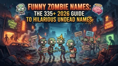 Funny zombie names with 335+ hilarious undead ideas for 2026